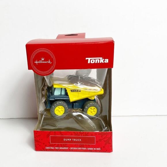 Hallmark Tonka Dump Trunk Christmas Decor Tree Ornament NEW IN BOX - Picture 1 of 2